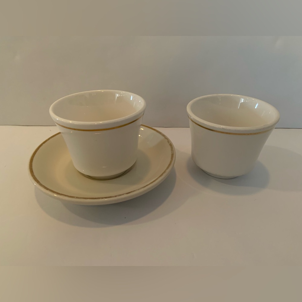 Vintage Shenango China 1970’s Restaurant Ware 2 Cups & 1 Saucer